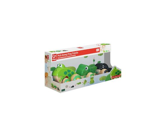 Каталка Hape дерев'яна Жабки (E0365)