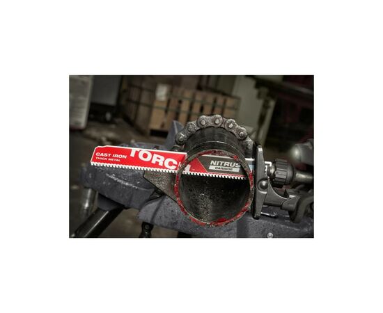 Полотно Milwaukee для сабельной пилы TORCH CARBIDE NITRUS, 230мм/шаг зуба 3,6мм, металл, 5 шт. (48005562), изображение 2 Полотно Milwaukee для сабельной пилы TORCH CARBIDE NITRUS, 230мм/шаг зуба 3,6мм, металл, 5 шт. (48005562), изображение 2