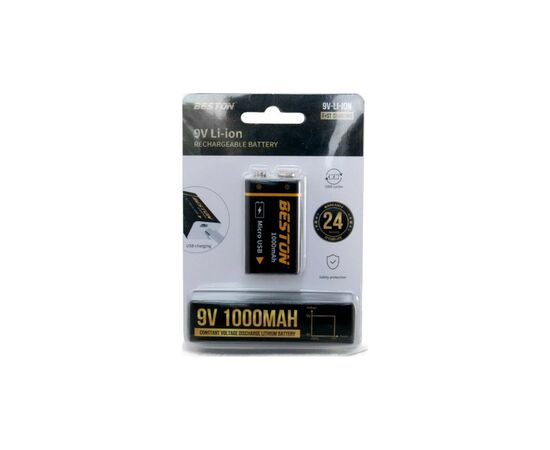 Аккумулятор Beston CR-9V 1000mAh Li-ion (AAB1852), изображение 4 Аккумулятор Beston CR-9V 1000mAh Li-ion (AAB1852), изображение 4