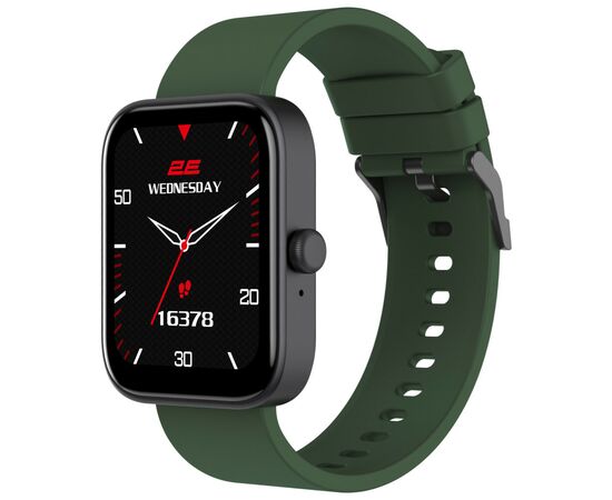 Смарт-годинник 2E Alpha SQ Music Edition 46mm Black-Green (2E-CWW40BKGN)