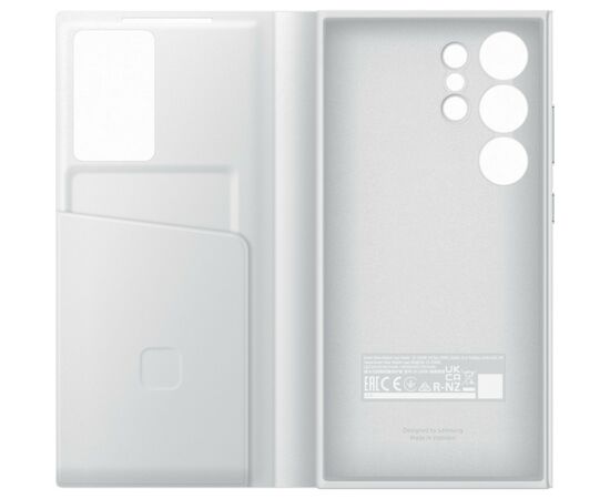 Чехол для мобильного телефона Samsung S24 Ultra Smart View Wallet Case White (EF-ZS928CWEGWW), изображение 5 Чехол для мобильного телефона Samsung S24 Ultra Smart View Wallet Case White (EF-ZS928CWEGWW), изображение 5