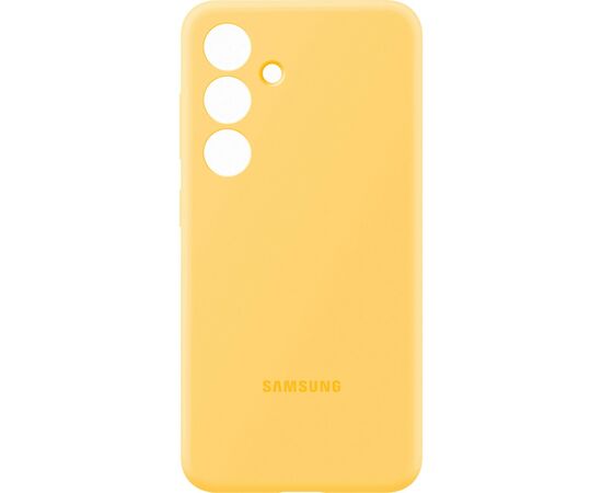 Чехол для мобильного телефона Samsung Galaxy S24 (S921) Silicone Case Yellow (EF-PS921TYEGWW), изображение 3 Чехол для мобильного телефона Samsung Galaxy S24 (S921) Silicone Case Yellow (EF-PS921TYEGWW), изображение 3