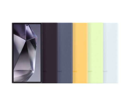 Чехол для мобильного телефона Samsung Galaxy S24 Ultra (S928) Silicone Case Dark Violet (EF-PS928TEEGWW), изображение 7