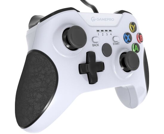 Геймпад GamePro MG450W USB White-Black (MG450W), изображение 2 Геймпад GamePro MG450W USB White-Black (MG450W), изображение 2
