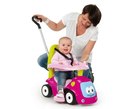 Чудомобиль Smoby 720303 Маестро 4 в 1 с функцией качели Розовая (720303), изображение 2 Чудомобиль Smoby 720303 Маестро 4 в 1 с функцией качели Розовая (720303), изображение 2