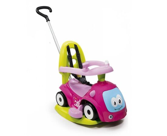 Чудомобіль Smoby 720303 Маестро 4 в 1 з функцією гойдалки Рожева (720303)