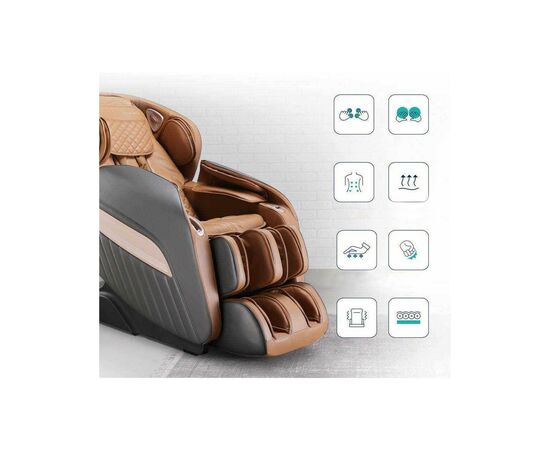 Массажное кресло NAIPO MGC-A350(Brown), изображение 5 Массажное кресло NAIPO MGC-A350(Brown), изображение 5