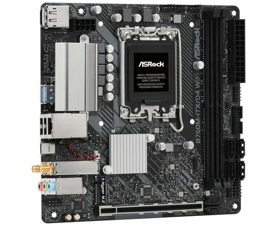 Материнская плата ASRock B760M-ITX/D4 WIFI, изображение 4 Материнская плата ASRock B760M-ITX/D4 WIFI, изображение 4