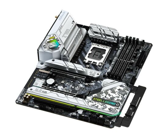 Материнська плата ASRock Z790 STEEL LEGEND WIFI, зображення 3 Материнська плата ASRock Z790 STEEL LEGEND WIFI, зображення 3