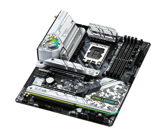 Материнська плата ASRock Z790 STEEL LEGEND WIFI, зображення 4 Материнська плата ASRock Z790 STEEL LEGEND WIFI, зображення 4