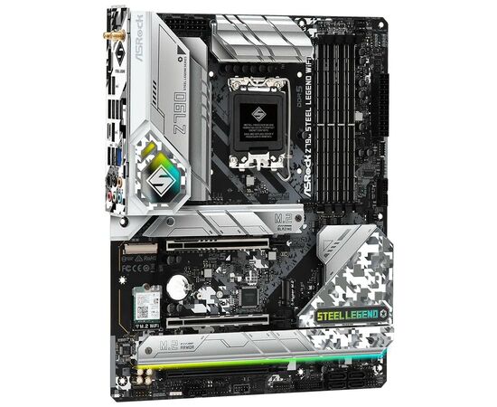 Материнська плата ASRock Z790 STEEL LEGEND WIFI, зображення 5 Материнська плата ASRock Z790 STEEL LEGEND WIFI, зображення 5