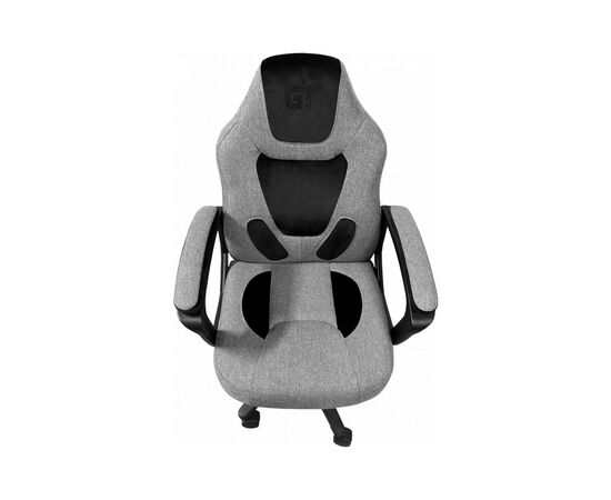 Крісло ігрове GT Racer X-1414 Gray/Black Suede (X-1414 Fabric Gray/Black Suede), зображення 5 Крісло ігрове GT Racer X-1414 Gray/Black Suede (X-1414 Fabric Gray/Black Suede), зображення 5