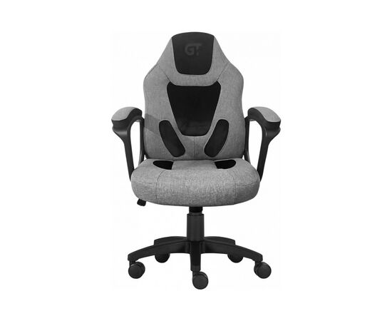 Кресло игровое GT Racer X-1414 Gray/Black Suede (X-1414 Fabric Gray/Black Suede)