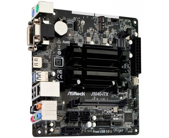 Материнская плата ASRock J5040-ITX, изображение 3 Материнская плата ASRock J5040-ITX, изображение 3