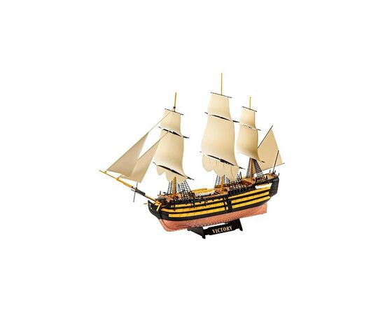 Сборная модель Revell Корабль HMS Victory уровень 3 масштаб 1:450 (RVL-05819), изображение 2 Сборная модель Revell Корабль HMS Victory уровень 3 масштаб 1:450 (RVL-05819), изображение 2