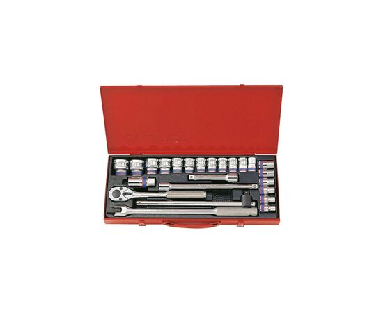 Набор инструментов KING TONY 1/2" 24 шт. с принадлежностями (4026MR)