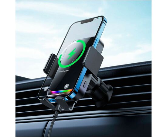 Универсальный автодержатель Baseus Wireless Charge 15W (SUDD000001), изображение 12 Универсальный автодержатель Baseus Wireless Charge 15W (SUDD000001), изображение 12