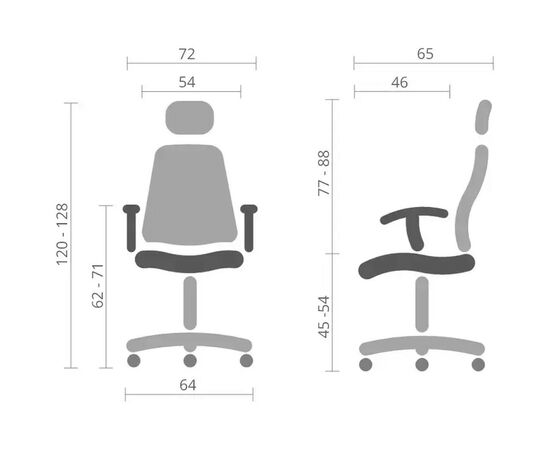 Офисное кресло Аклас Аоста Черный (00119615), изображение 7 Офисное кресло Аклас Аоста Черный (00119615), изображение 7
