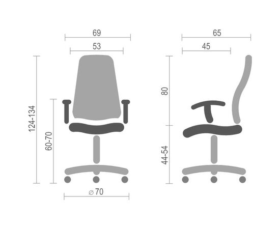 Кресло игровое Аклас Хорнет FR PL RL Синий (00075841), изображение 4 Кресло игровое Аклас Хорнет FR PL RL Синий (00075841), изображение 4
