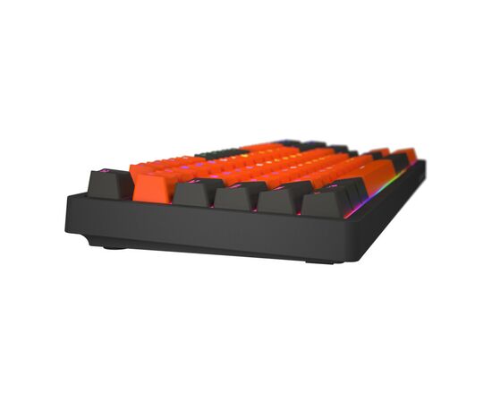 Клавиатура Hator Rockfall 2 Mecha Signature Edition USB Black/Orange/Black (HTK-520-BOB), изображение 4 Клавиатура Hator Rockfall 2 Mecha Signature Edition USB Black/Orange/Black (HTK-520-BOB), изображение 4