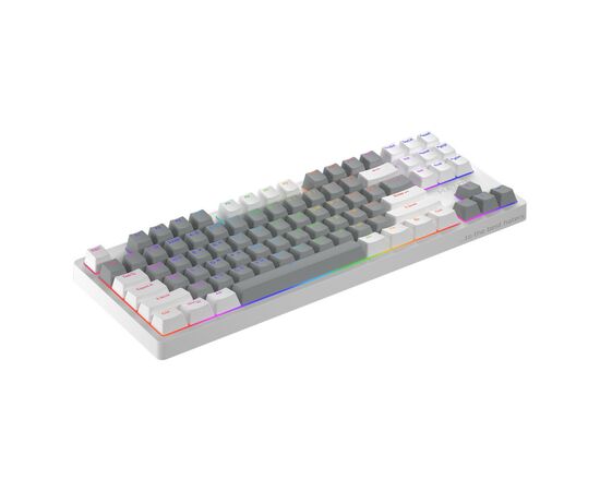Клавиатура Hator Rockfall 2 Mecha Signature Edition USB White/Grey/White (HTK-521-WGW), изображение 3 Клавиатура Hator Rockfall 2 Mecha Signature Edition USB White/Grey/White (HTK-521-WGW), изображение 3