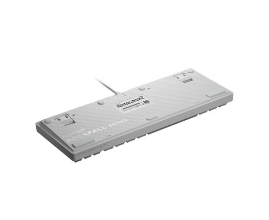 Клавиатура Hator Rockfall 2 Mecha Signature Edition USB White/Grey/White (HTK-521-WGW), изображение 5 Клавиатура Hator Rockfall 2 Mecha Signature Edition USB White/Grey/White (HTK-521-WGW), изображение 5