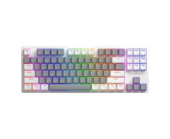 Клавіатура Hator Rockfall 2 Mecha Signature Edition USB White/Grey/White (HTK-521-WGW)