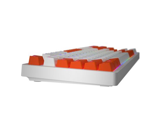 Клавиатура Hator Rockfall 2 Mecha Signature Edition USB White/White/Orange (HTK-521-WWO), изображение 4 Клавиатура Hator Rockfall 2 Mecha Signature Edition USB White/White/Orange (HTK-521-WWO), изображение 4
