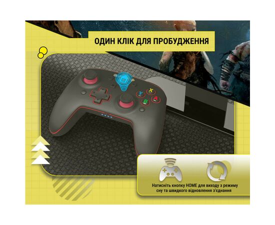 Геймпад GamePro MG1200 Wireless Black-Blue (MG1200), изображение 8 Геймпад GamePro MG1200 Wireless Black-Blue (MG1200), изображение 8