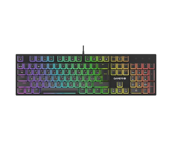 Клавиатура GamePro MK85R Red Switch RGB USB Black (MK85R)