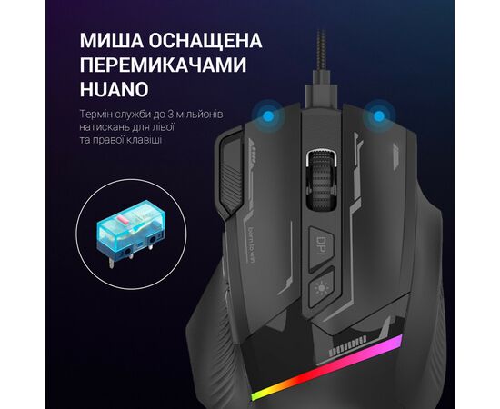 Мышка GamePro GM300B USB Black (GM300B), изображение 8 Мышка GamePro GM300B USB Black (GM300B), изображение 8