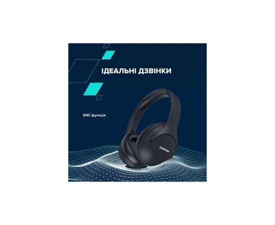 Наушники Canyon OnRiff 10 ANC Bluetooth Black (CNS-CBTHS10BK), изображение 7 Наушники Canyon OnRiff 10 ANC Bluetooth Black (CNS-CBTHS10BK), изображение 7