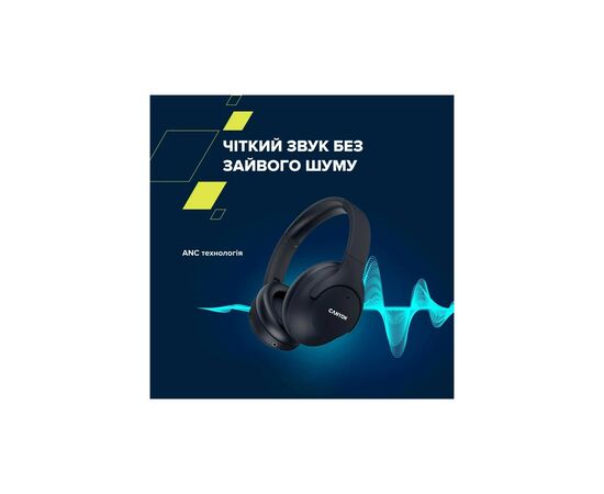 Наушники Canyon OnRiff 10 ANC Bluetooth Black (CNS-CBTHS10BK), изображение 8 Наушники Canyon OnRiff 10 ANC Bluetooth Black (CNS-CBTHS10BK), изображение 8