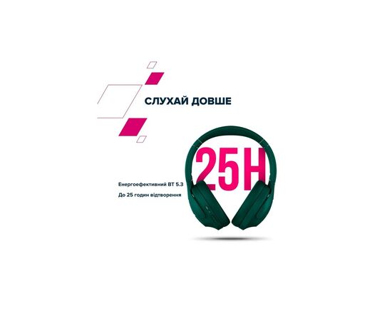 Наушники Canyon OnRiff 10 ANC Bluetooth Green (CNS-CBTHS10GN), изображение 10 Наушники Canyon OnRiff 10 ANC Bluetooth Green (CNS-CBTHS10GN), изображение 10