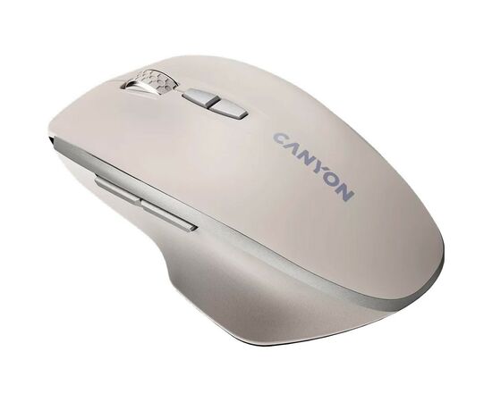 Мышка Canyon MW-21 Wireless Blue LED Cosmic Latte (CNS-CMSW21CL), изображение 3 Мышка Canyon MW-21 Wireless Blue LED Cosmic Latte (CNS-CMSW21CL), изображение 3