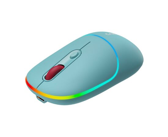 Мышка Canyon MW-22 Dual Band RGB Wireless Dark Cyan (CNS-CMSW22DC), изображение 4 Мышка Canyon MW-22 Dual Band RGB Wireless Dark Cyan (CNS-CMSW22DC), изображение 4
