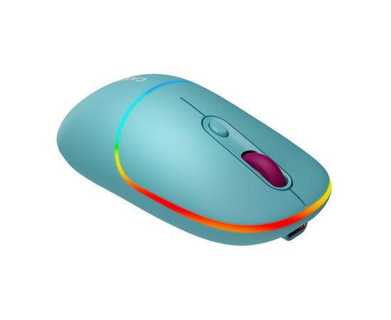 Мышка Canyon MW-22 Dual Band RGB Wireless Dark Cyan (CNS-CMSW22DC), изображение 5 Мышка Canyon MW-22 Dual Band RGB Wireless Dark Cyan (CNS-CMSW22DC), изображение 5