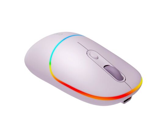 Мышка Canyon MW-22 Dual Band RGB Wireless Pearl Rose (CNS-CMSW22PR), изображение 5 Мышка Canyon MW-22 Dual Band RGB Wireless Pearl Rose (CNS-CMSW22PR), изображение 5