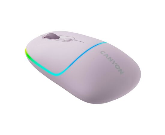 Мишка Canyon MW-22 Dual Band RGB Wireless Pearl Rose (CNS-CMSW22PR)