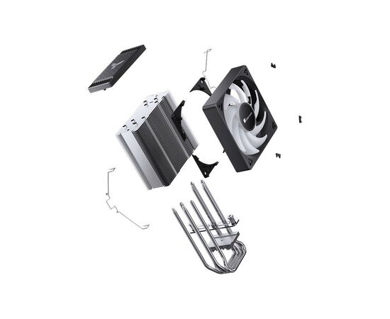 Кулер для процессора JONSBO CR-1000 EVO ARGB Black, изображение 12 Кулер для процессора JONSBO CR-1000 EVO ARGB Black, изображение 12