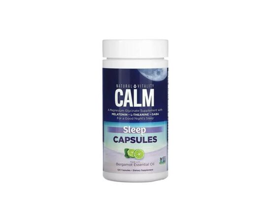 Минералы Natural Vitality Спокойный сон с эфирным маслом бергамота, CALM, Sleep Capsules wi (PTG-04361)