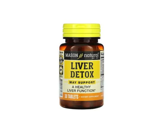 Витаминно-минеральный комплекс Mason Natural Детокс печени, Liver Detox, 30 таблеток (MAV-13568)