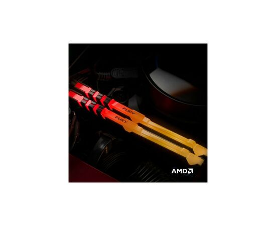 Модуль памяти для компьютера DDR4 16GB 3200 MHz Beast RGB Kingston Fury (ex.HyperX) (KF432C16BBA/16), изображение 5 Модуль памяти для компьютера DDR4 16GB 3200 MHz Beast RGB Kingston Fury (ex.HyperX) (KF432C16BBA/16), изображение 5