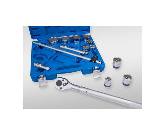 Набор инструментов KING TONY 3/4" 14 шт. шестигранных CHROME (6314MR12), изображение 2