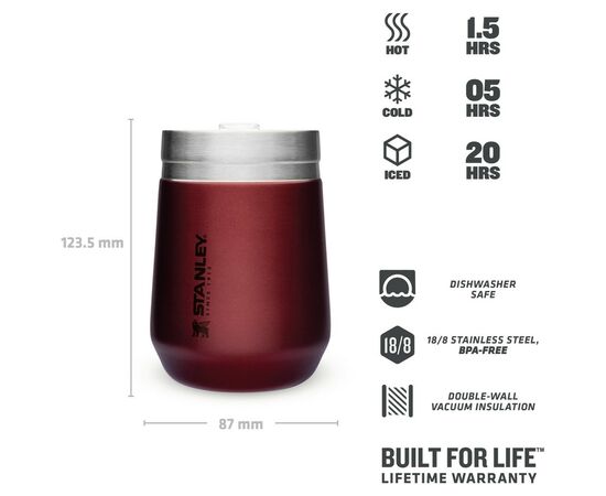 Термокружка Stanley Everyday Wine 0.3 л (6939236401036), изображение 5 Термокружка Stanley Everyday Wine 0.3 л (6939236401036), изображение 5