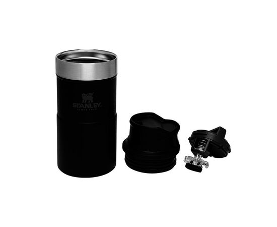 Термокружка Stanley Classic Trigger-action Matte Black 0.25 л (6939236382830), изображение 5 Термокружка Stanley Classic Trigger-action Matte Black 0.25 л (6939236382830), изображение 5