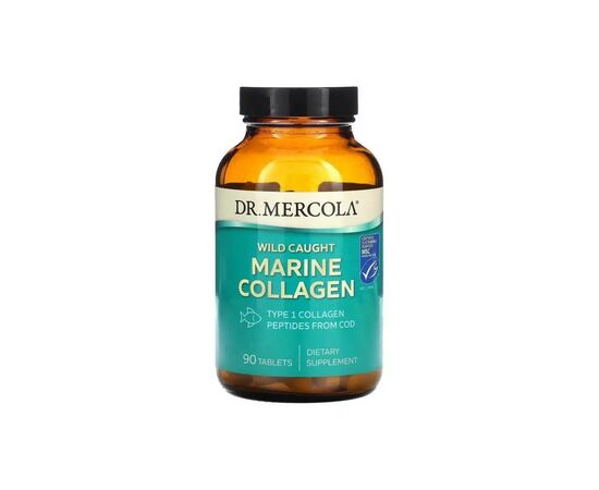 Витаминно-минеральный комплекс Dr. Mercola Морской коллаген из дикой рыбы, Wild Caught Marine Collagen, 90 табл (MCL-03273)