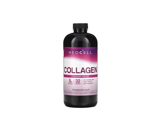 Витаминно-минеральный комплекс Neocell Жидкий Коллаген типа 1 и 3, Вкус Граната, Collagen Type 1 & 3 Liquid, (NEL-13295)