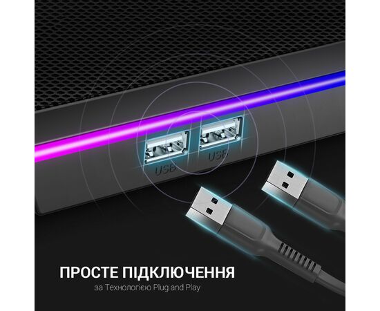 Подставка для ноутбука GamePro CP940, изображение 5 Подставка для ноутбука GamePro CP940, изображение 5