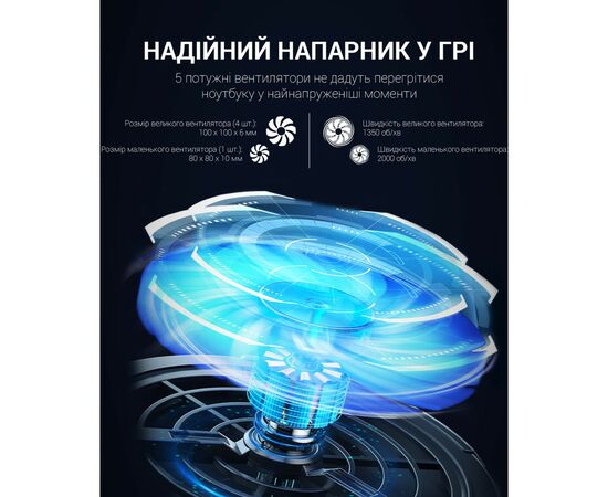 Подставка для ноутбука GamePro CP940, изображение 9 Подставка для ноутбука GamePro CP940, изображение 9